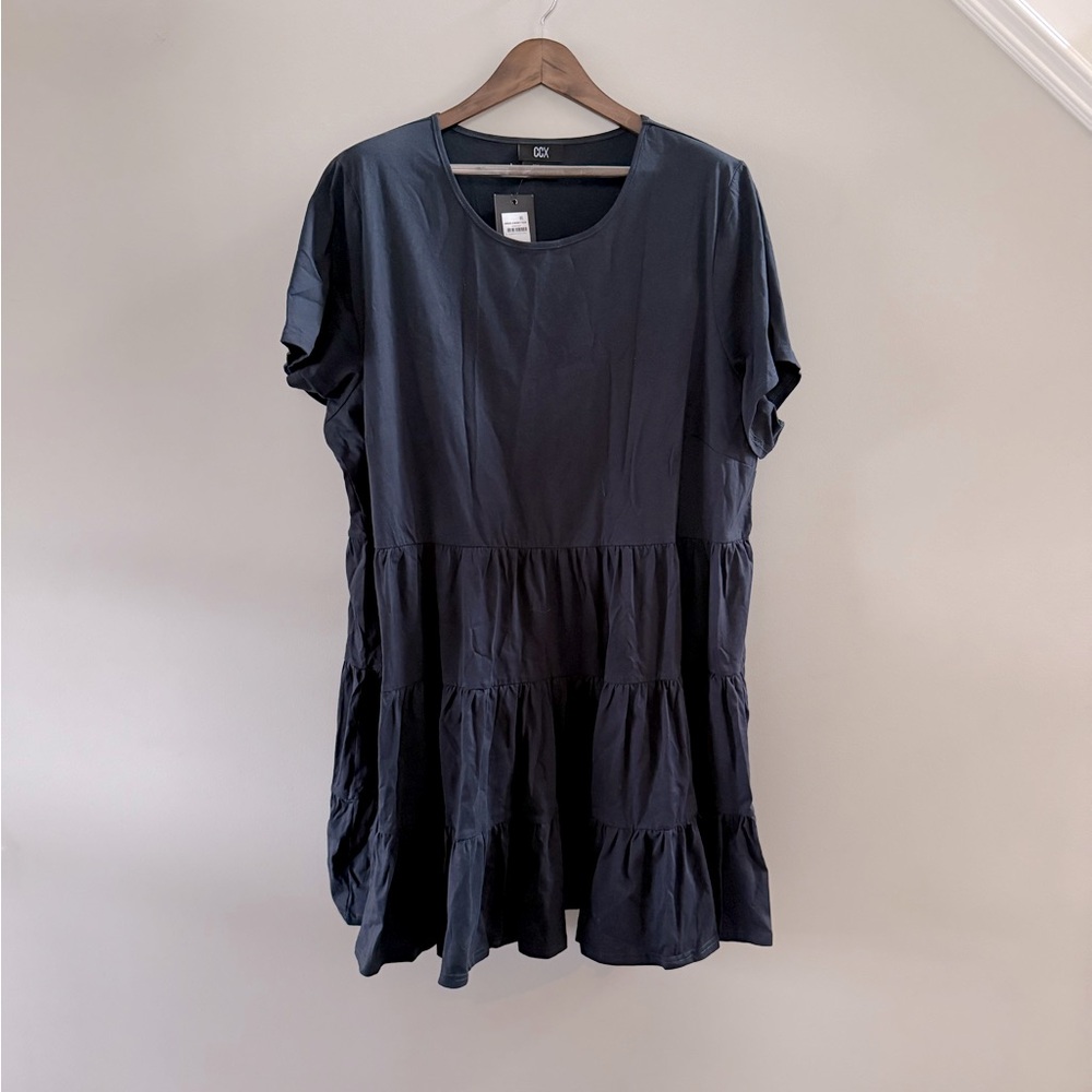 NEW CCX Women’s Sweet Tier Dress Navy Blue NWT